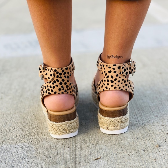 HP BEST IN BTQS Natural cheetah print espadrille - Picture 5 of 8